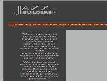 Tablet Screenshot of jazzbuilders.com